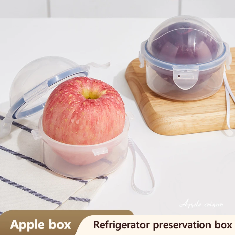 Круглая Герметичная Коробка Для Хранения Свежести Фруктов Контейнер Яблок
