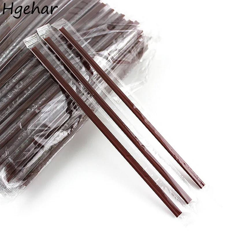 

Индивидуальная упаковка, пластиковая соломинка с двумя отверстиями для перемешивания кофе, сока, напитков, чая, 100 шт. кухонных аксессуаров