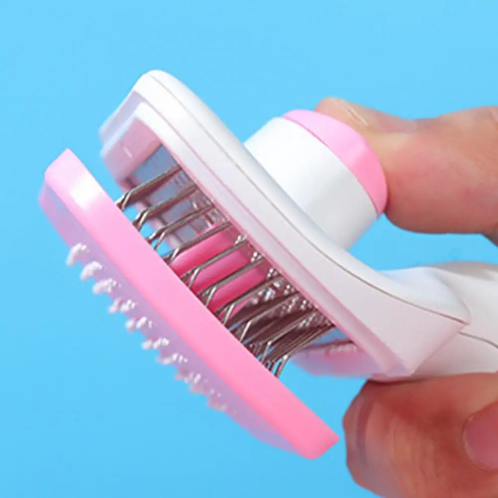 Квадратная щетка для домашних животных профессиональная самоочищающаяся