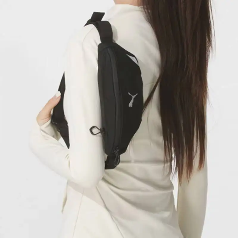 Фото Спортивная сумка Puma Hot Crossbody, черная, на плечо, с регулируемым ремнем, легкая, прочная, универсальная, для повседневного использования, в уличном стиле, повседневная сумочка №5