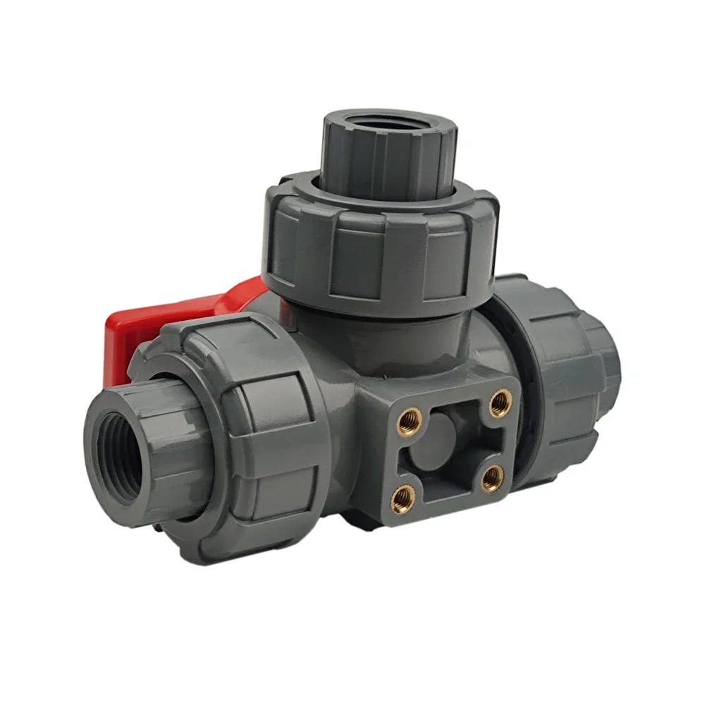 Шаровой кран DN15-12CPVC трехходовой (art.: 3920cccdf5969) - 3920cccdf5969