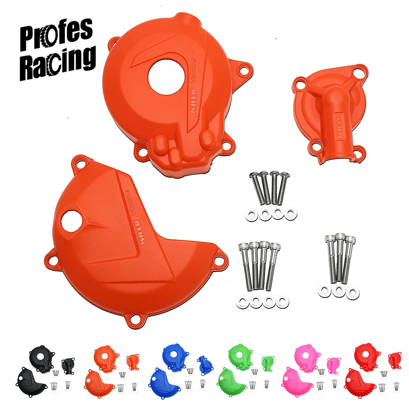 

For KAYO T6 K6 BSE J5 RX3 ZS250GY-3 4 Valves ZONGSHEN NC250 NC 250CC Motorcycle Engine Clutch Cover Magneto Pump Cover