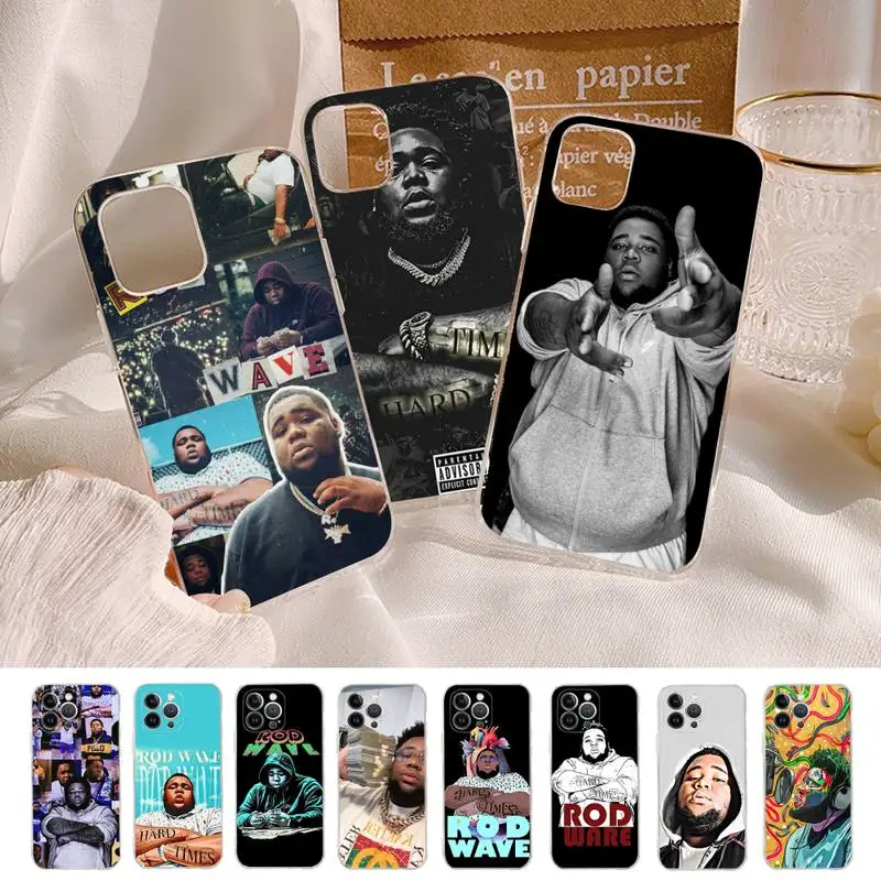 

Rod Wave Rapper Phone Case Silicone Soft for iphone 14 13 12 11 Pro Mini XS MAX 8 7 6 Plus X XS XR Cover