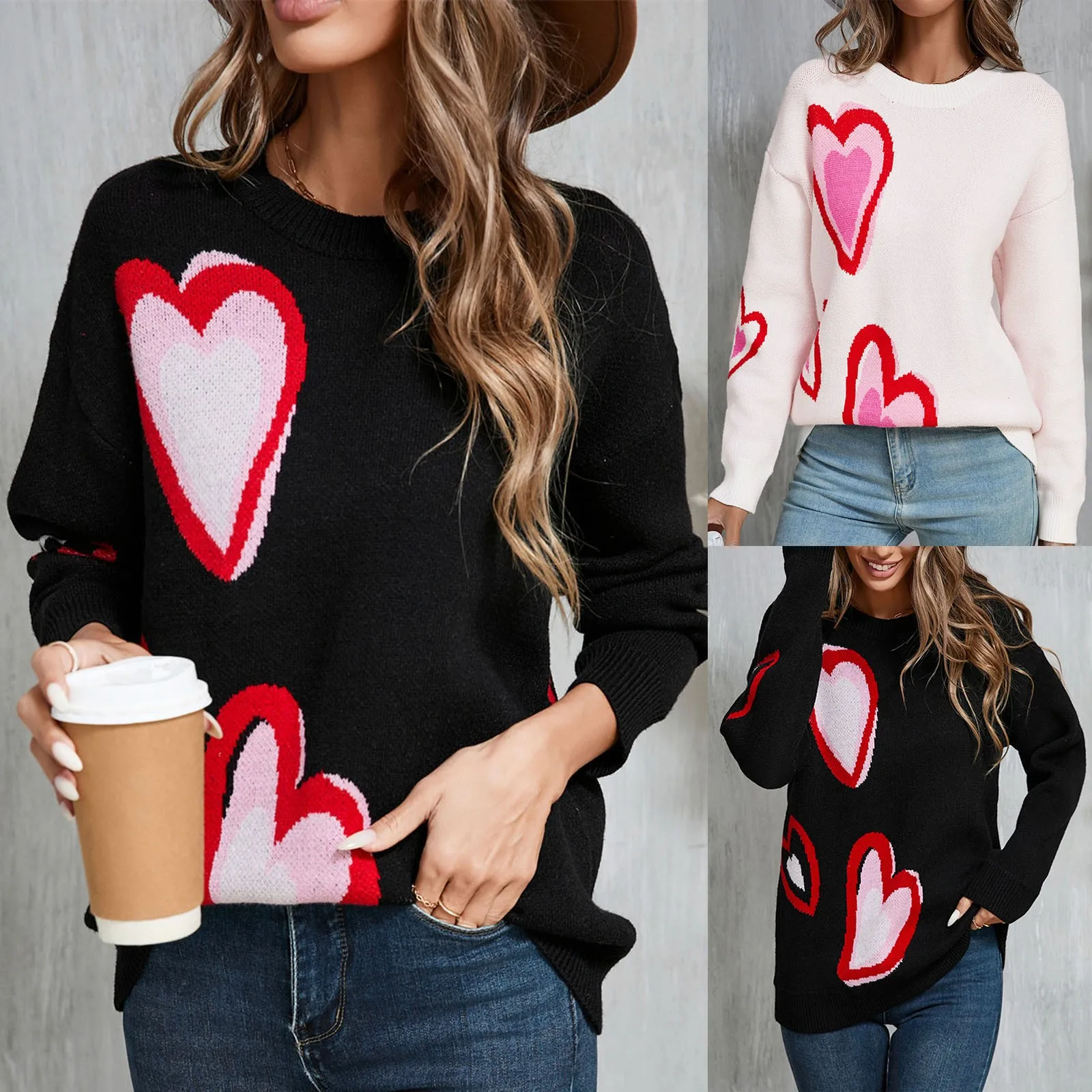 Милые осенние свитера для женщин модные повседневные длинные свитеры мужчин