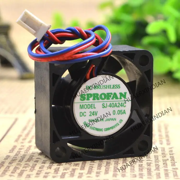 Новый SJ-40A24C 24V 0.05A 4020 4CM 2 комплект охлаждающих вентиляторов