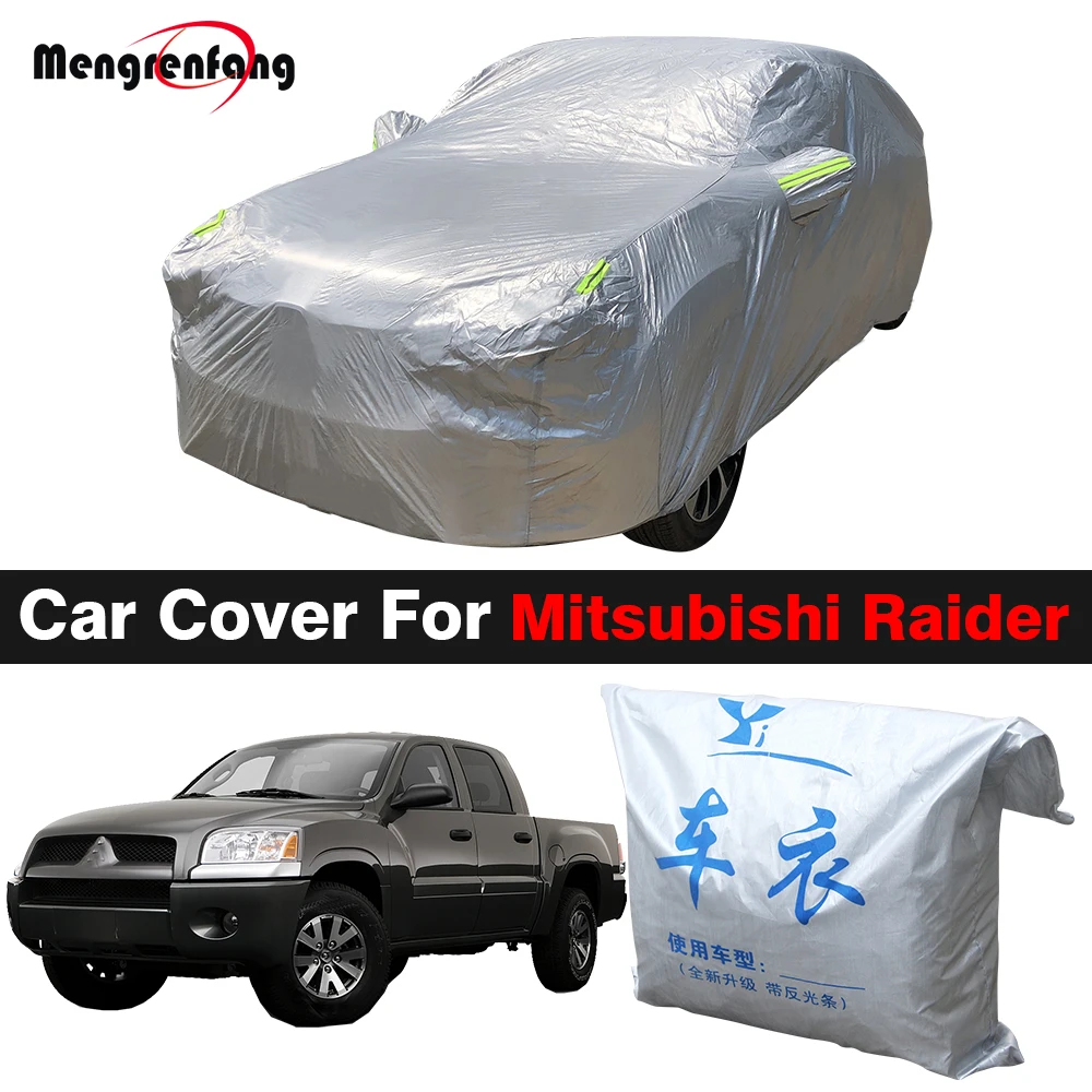 Car Cover For Mitsubishi Raider Truck Outdoor Anti-UV Sun Shade Snow Rain Protect Cover Windproof