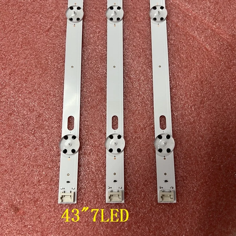 Светодиодный подсветка полосы (3) для LG 43UJ634V 43UJ675V 43LJ624V 43LJ634V 43UJ639V 43UJ701V 43UJ6309 43UJ6307 43UJ670V 43UJ6350 43UJ6500