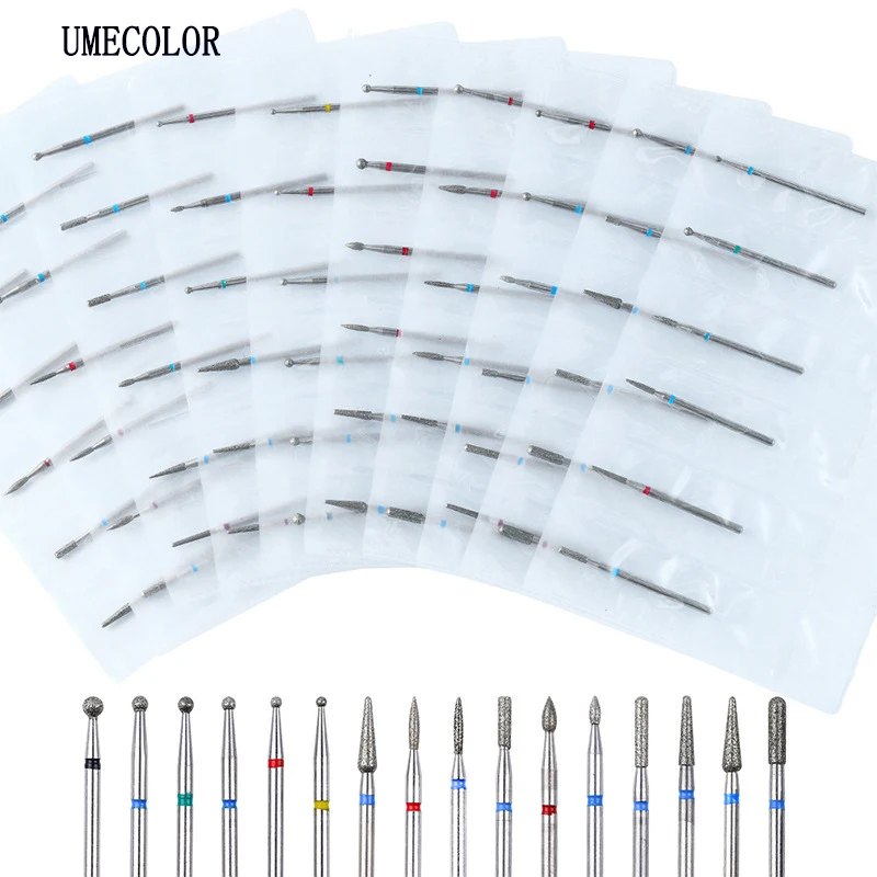 

Diamond Ceramic Milling Cutter Nail Drill Bit Set for Manicure Cuticle Clean Silicone Cutter Electric Nail Files Accessories