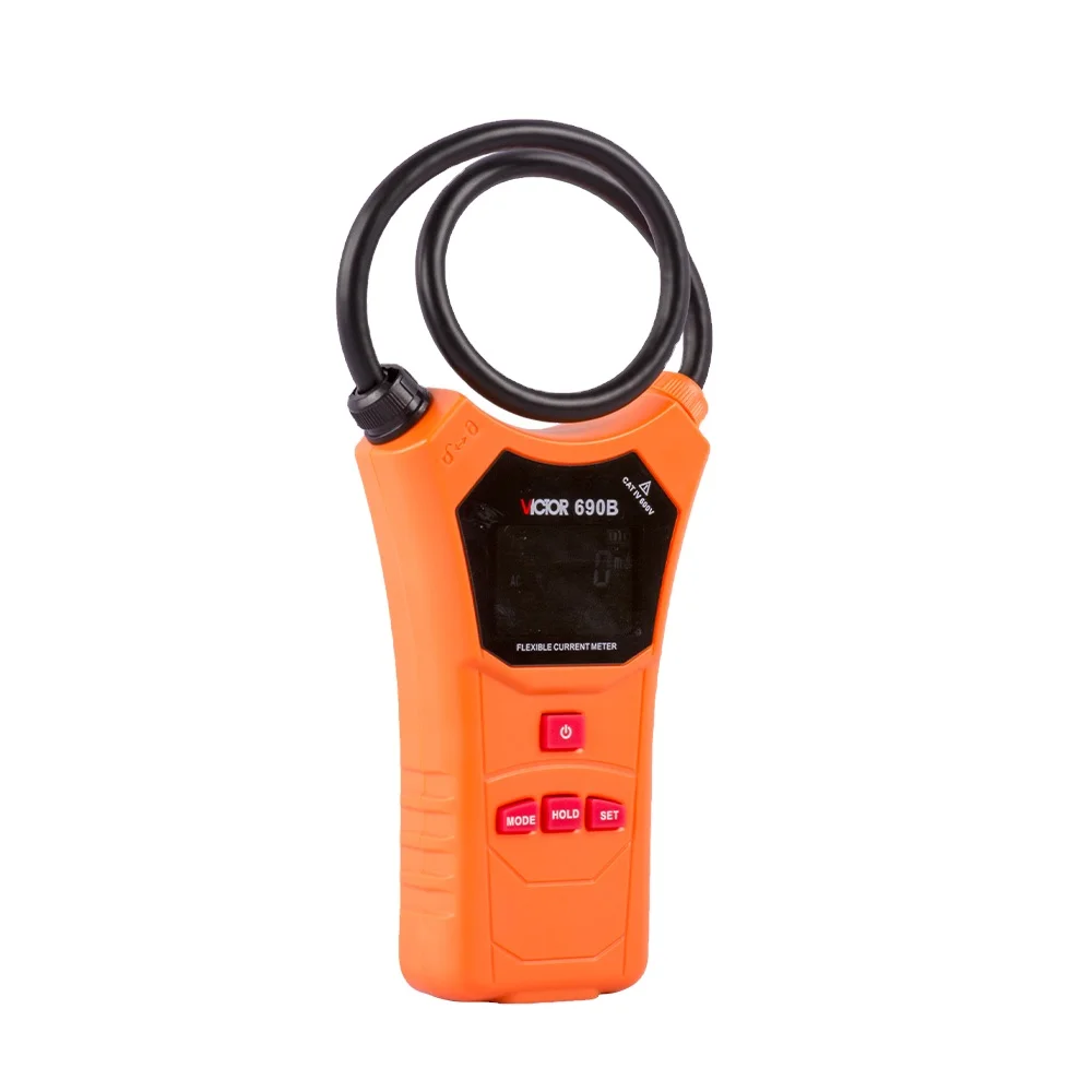 

Victor 690B Best Selling Digital Flexible clamp ammeter Multimeter WIth Voltage test 0mA-10000A AC large Current Measurement