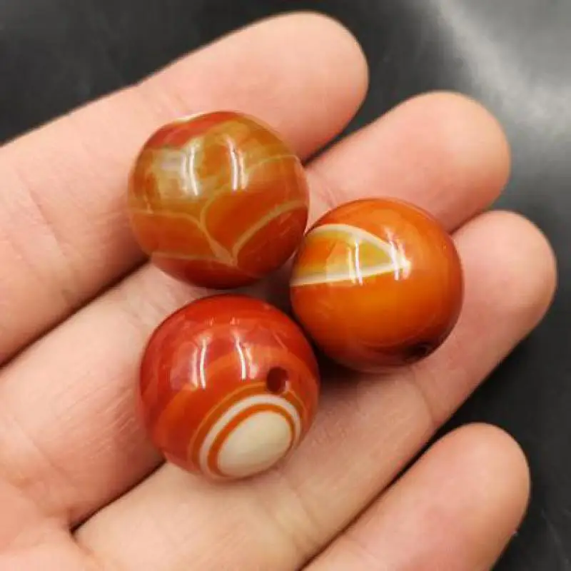 

Круглые Бусины Из Натурального Южно-красного агата, для изготовления ювелирных изделий «сделай сам», для браслетов, ожерелий, полосок, агат...