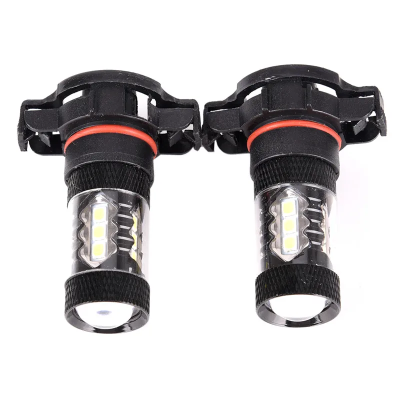 Фото 2 шт./лот 144 SMD H16 PSX24W Автомобильные противотуманные фары высокой мощности, фары дальнего света DRL для 12 вольт постоянного тока №2