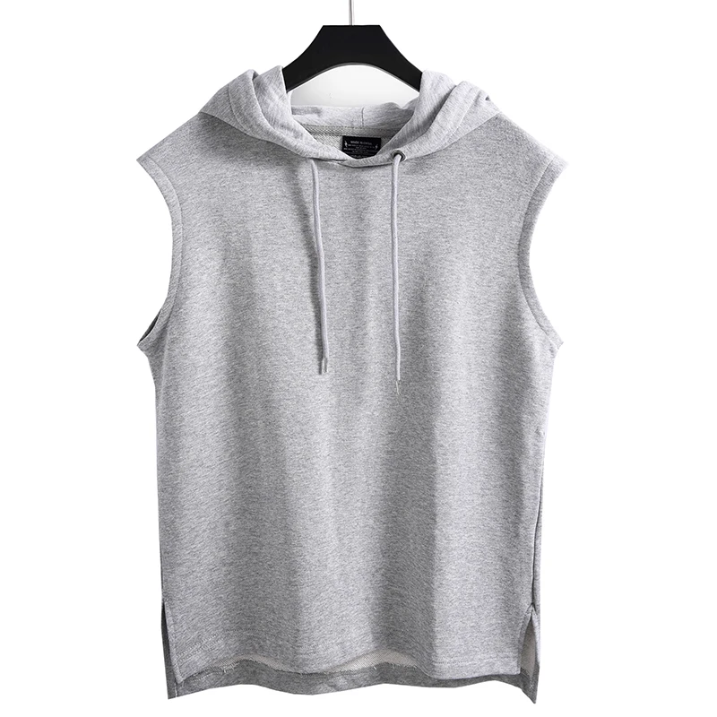 Men's Hooded Vest summer sleeveless top 