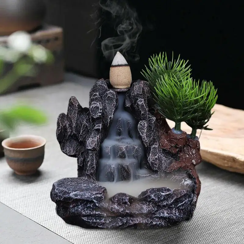 Подставка для ароматических благовоний из смолы ароматизатор Водопад