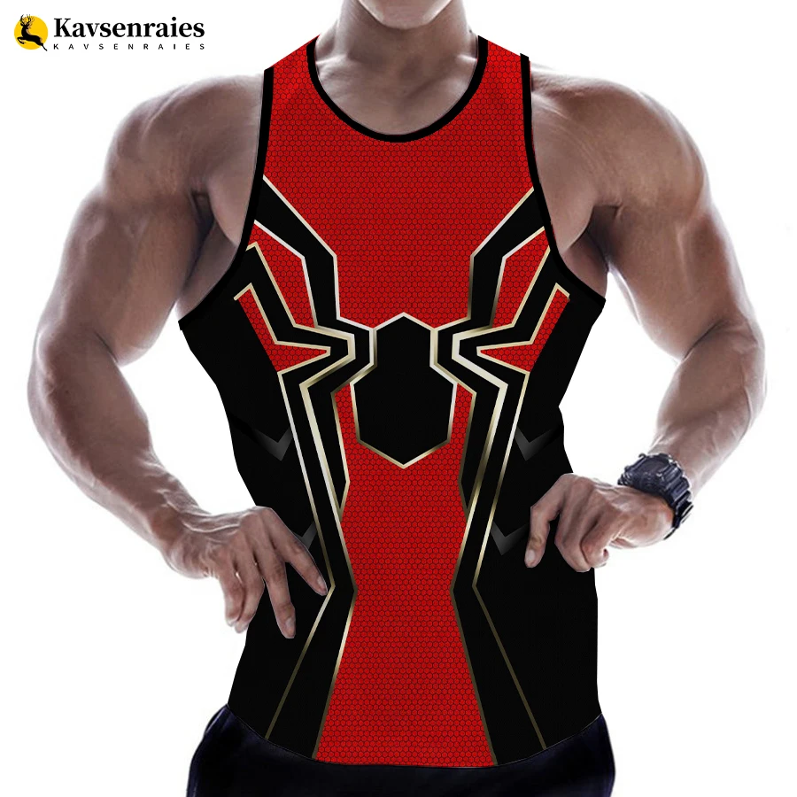 

Newest Fashion Spider 3D Printed Tank Tops Men Summer Vest Women Casual Spider Sleeveless T-shirt Cool Oversized Tops 6XL