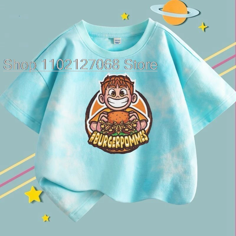 Хлопковая футболка для мальчиков и девочек с коротким рукавом