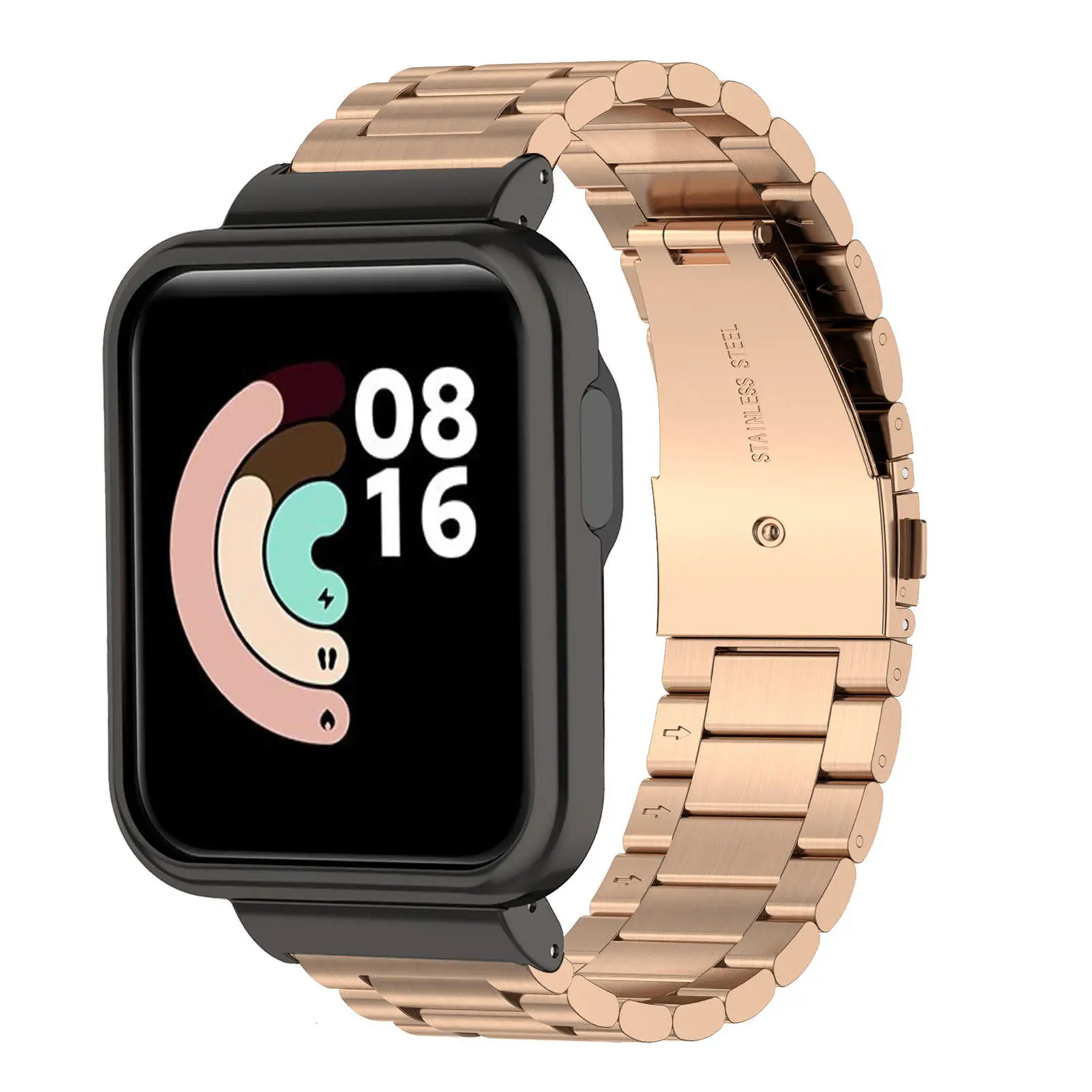 

Ремешок из нержавеющей стали для смарт-часов Xiao Mi Watch Lite/Redmi