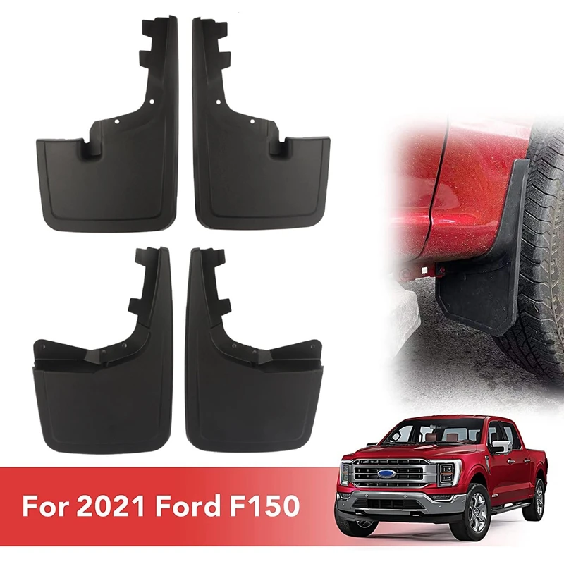 

Брызговики, всепогодные передние и задние грязезащитные щитки, брызговики для Ford F150 2021, набор из 4