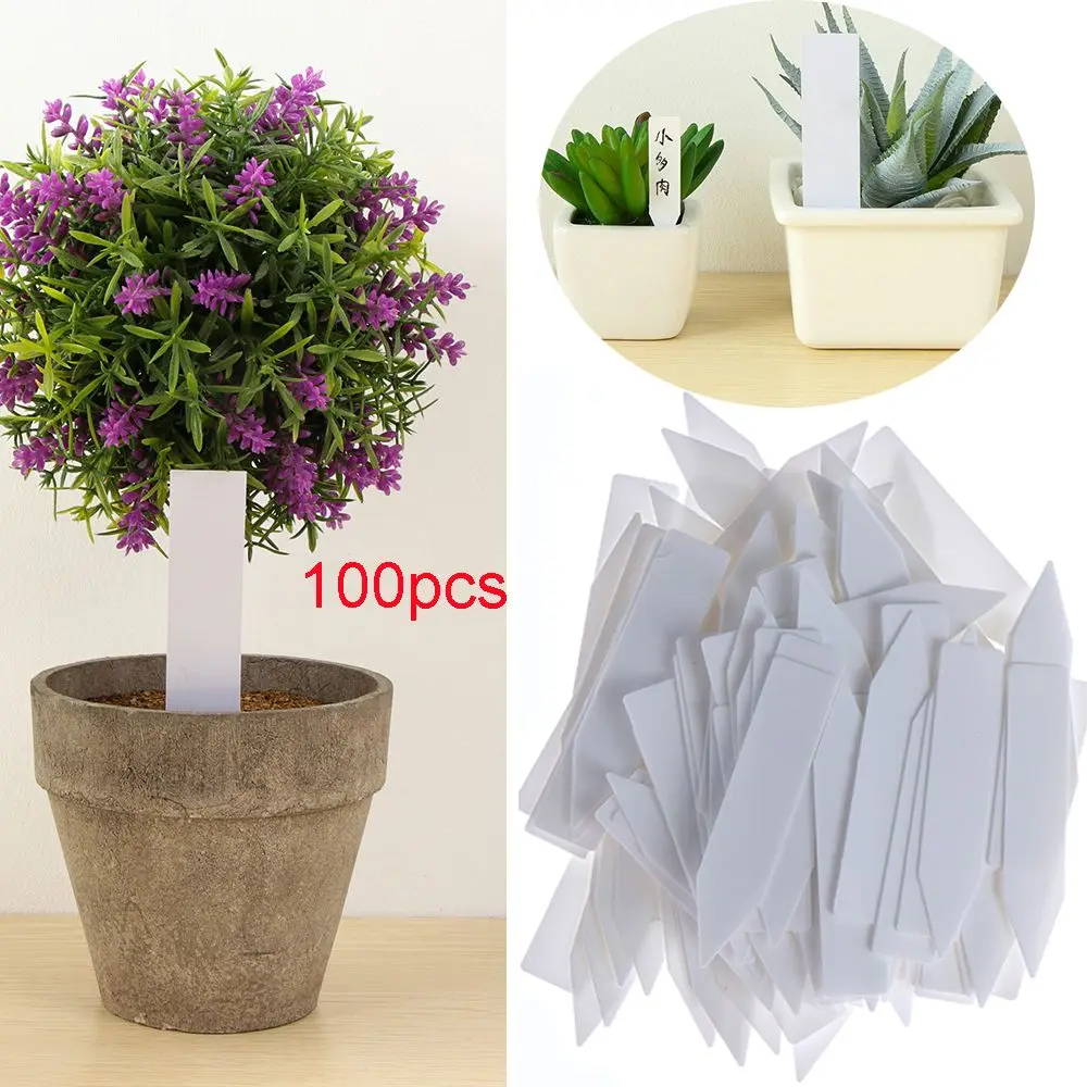 

100Pcs Reusable Greenhouse Classification Marker Seeds Plants Label Garden Tools Seedling Tags Nursery Pot