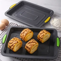 cake silicone mold brownie food grade baking mould diy non stick bread tray bakeware kitchen accessories gadgets for home