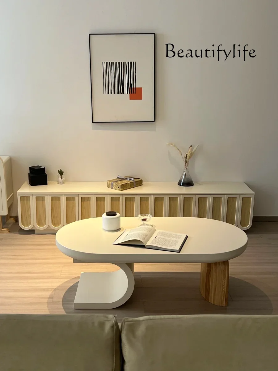Скандинавский современный минималистичный креативный журнальный столик в
