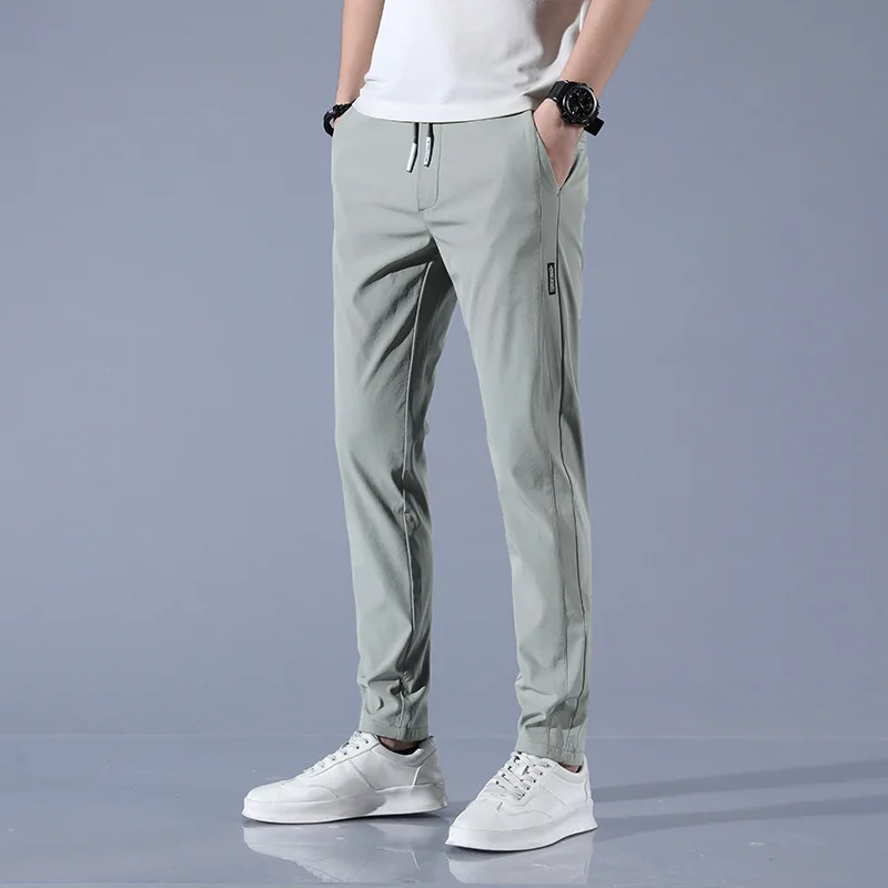 

Men's Trouser Casual Long Pants Solid Color Fashion Work Pants Pencil Pants Men Pants Streetwear Hip Hop High Quality Male