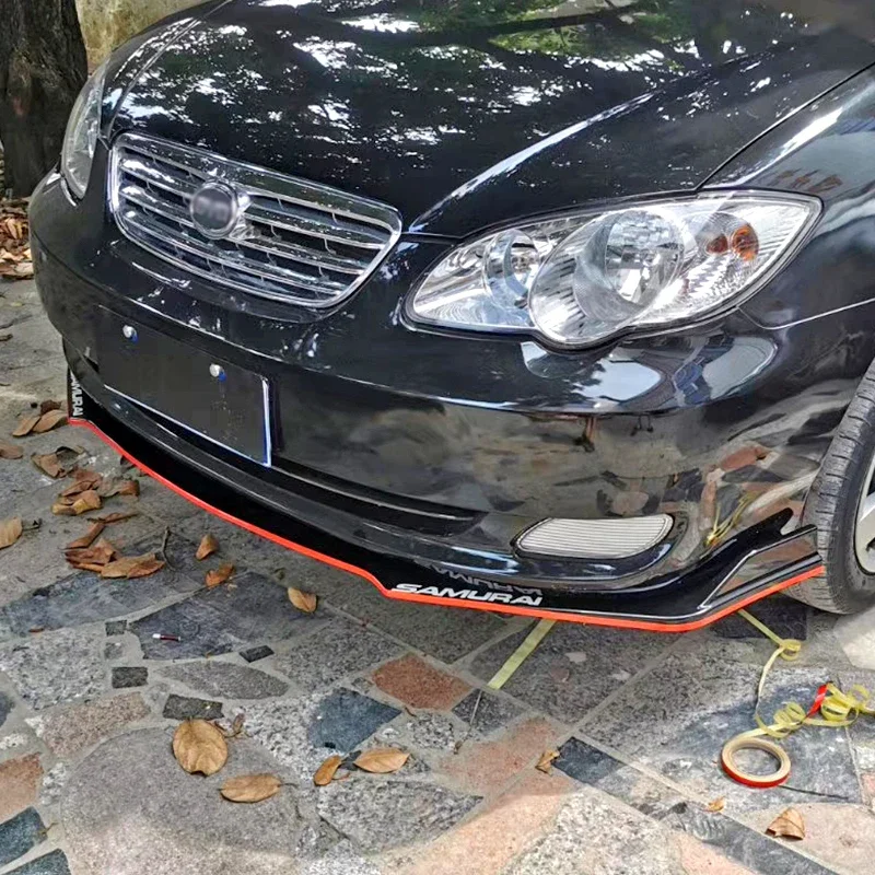 Фото Спойлер на передний бампер для BYD F3 Splitter 2008-2013, защитная пластина, комплект для губ, карбоновая поверхность, автомобильная декоративная полоса, лопата для подбородка №3