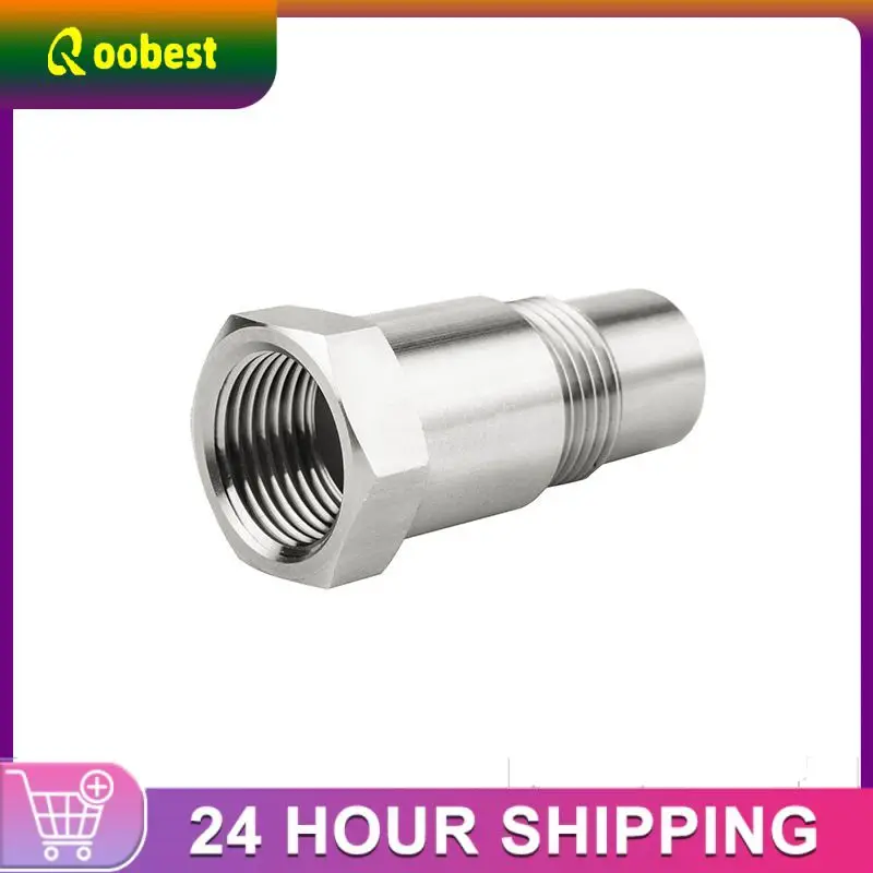 

1~8PCS Universal Extension Filter Oxygen O2 Sensor Connector Extender Spacer Internal Thread M18*1.5 Stainless Steel Adapter