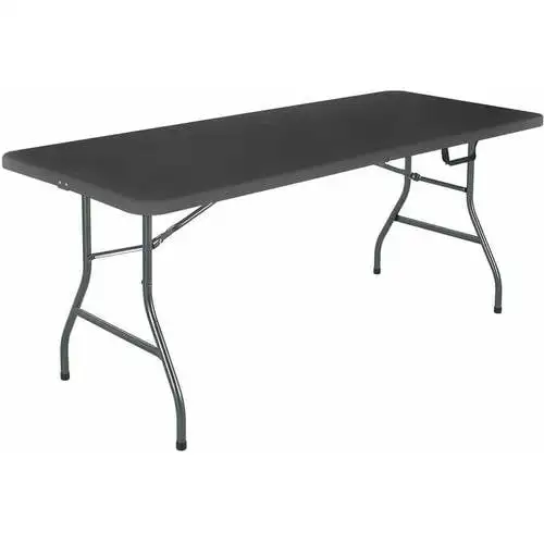

Foot Centerfold Folding Table, Black