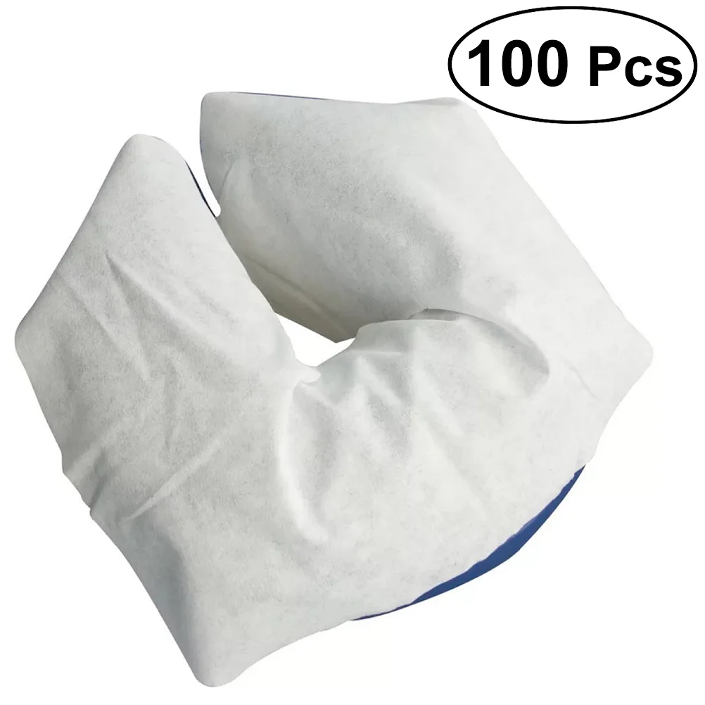 

Face Cover Headrest Covers Cradle Spa Disposable Pillow Cushion Mat Rest Chair Sheet Mats Hole Disposableface Professional Table