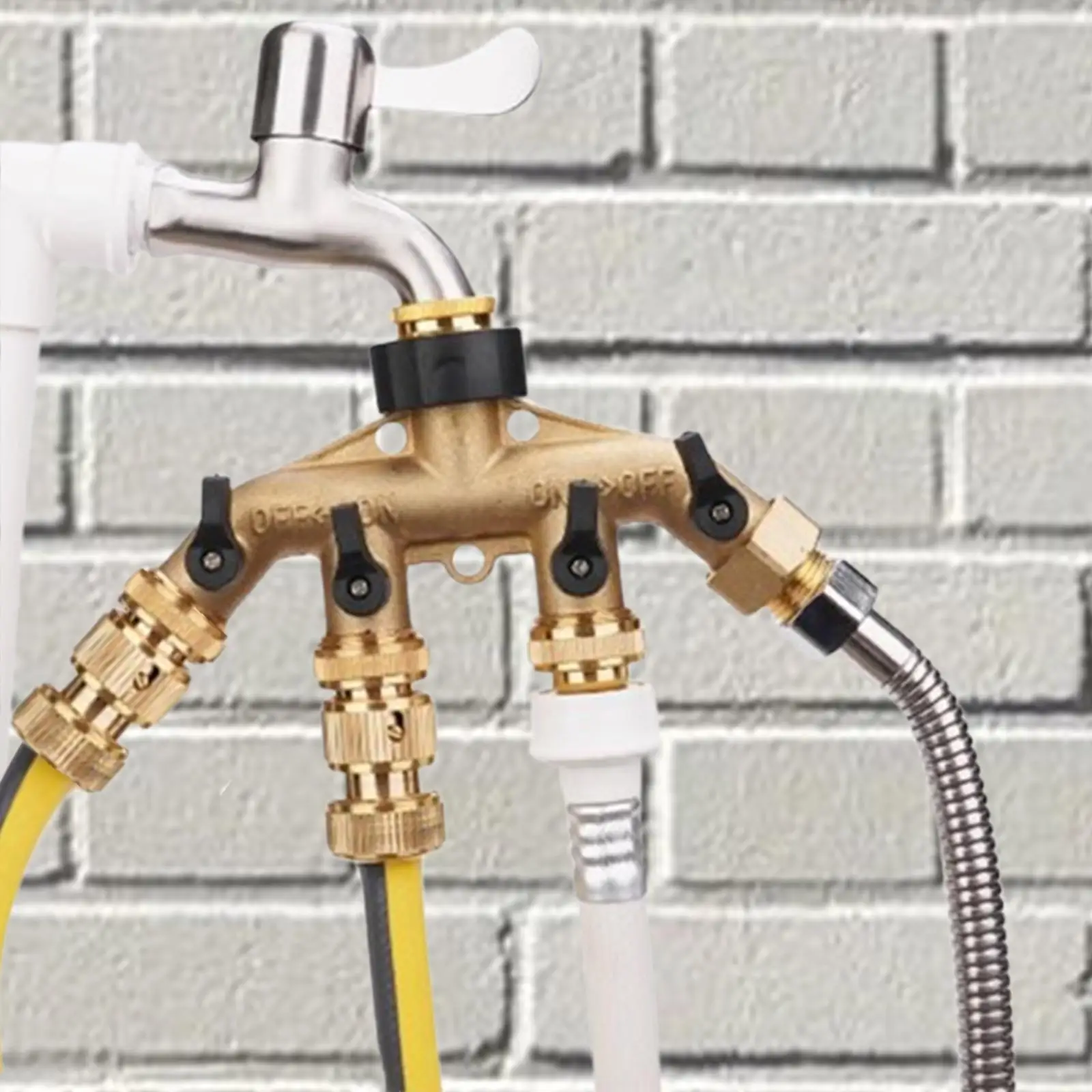 Разветвитель садового шланга из латуни удобные и простые в использовании