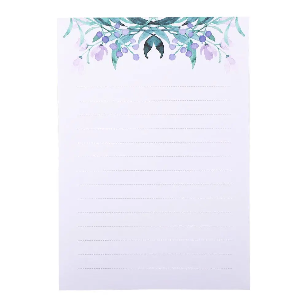 

Lovely Stationery Wedding Birthday Party Gift Letter Pad Greeting Card Flowers Envelope Letter Paper Writing Paper