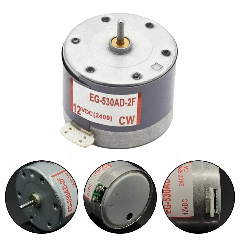 DC 12 В Micro- EG-530AD-2F двигатель CW 2400 об/мин кастанический магнитофон палубный шпинделя