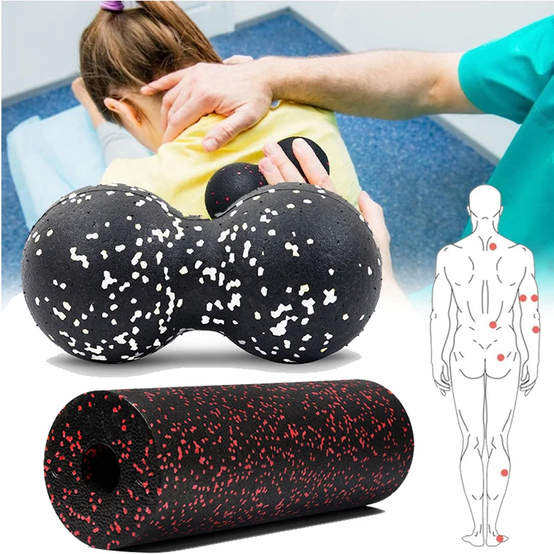 

Deep For Roller Massage Acupoint Release Massage Tissue Double Physical Myofascial Therapy Massage Round Self Lacrosse Ball Tool