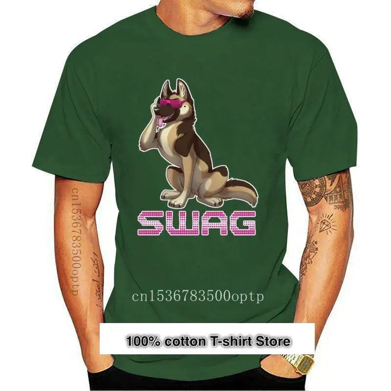 

Camiseta con estampado de perro para hombre, camisa de manga corta con cuello redondo, 100% de algodón, Envío Gratis