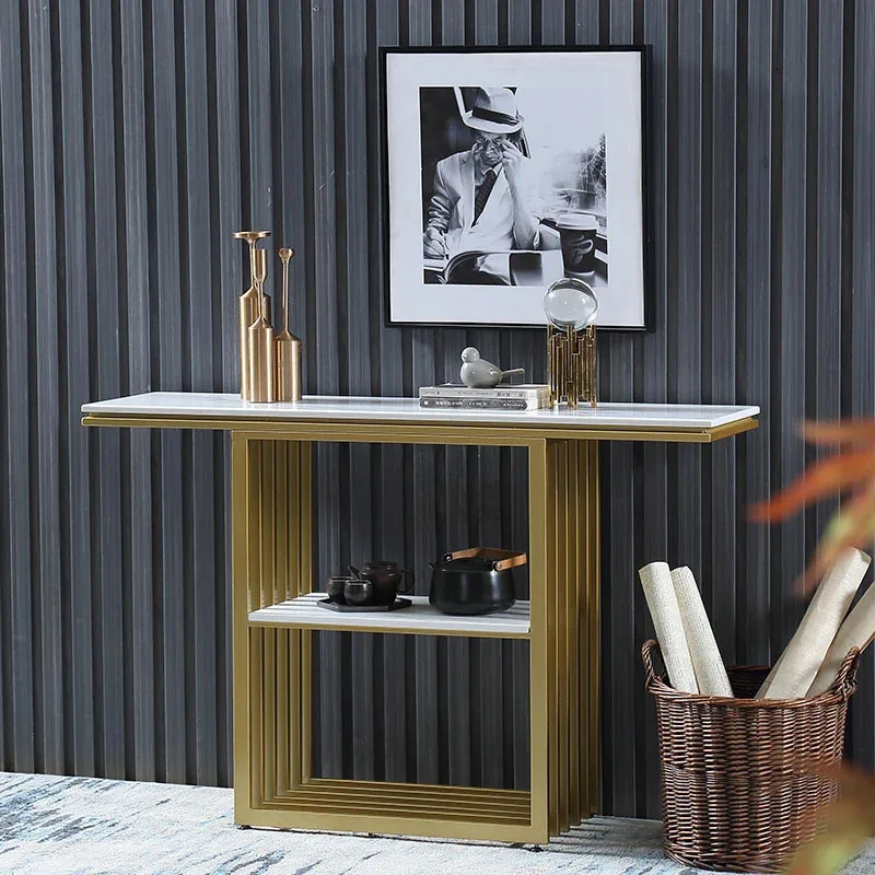 Скандинавская железная консоль для украшения столов мебель гостиной приставка