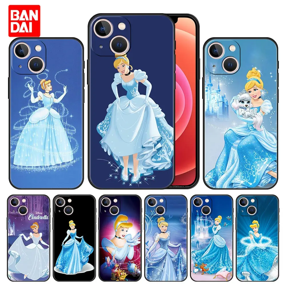 

Disney Cinderella Cute Cartoon Case for iPhone 13 12 11 Pro Max SE 2020 11pro 12pro 13pro Mini Protection Fashion Cover Silicone