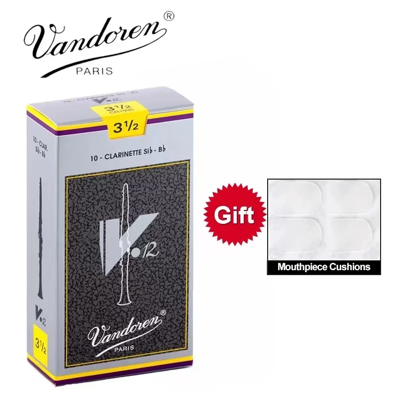 Фото Франция Vandoren V12 Bb трость для кларнета 2,5/3,0/3,5/3,5 + с подарком 10 шт./коробка №1