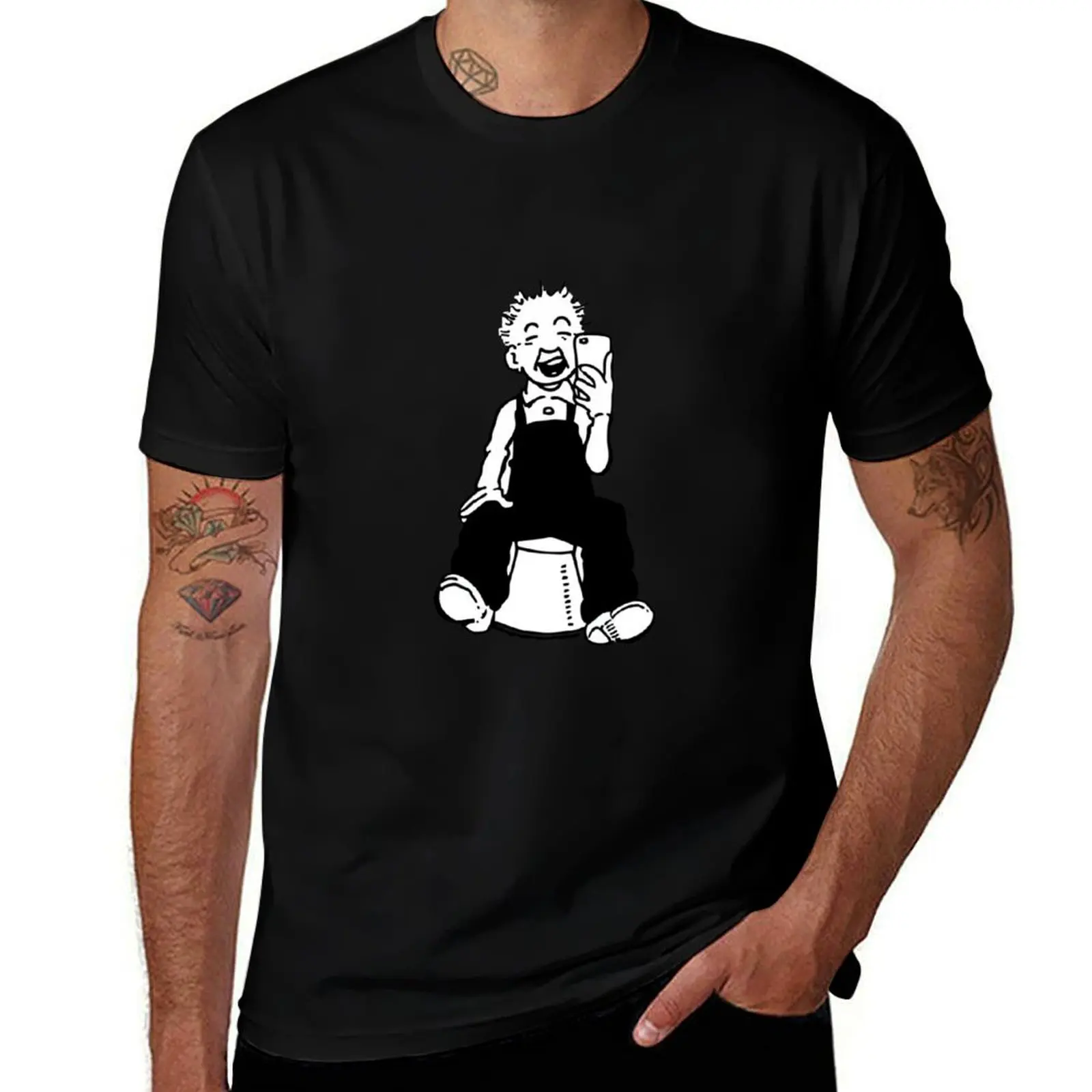 Лидер продаж-футболка Oor Wullie для селфи черные Аниме футболки винтажные