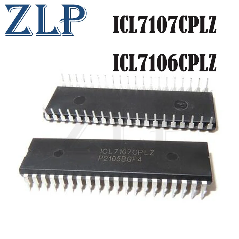 

5 шт./лот ICL7107 ICL7107CPLZ ICL7106 ICL7106CPLZ PMIC IC DIP-40 аналогово-цифровой конвертер