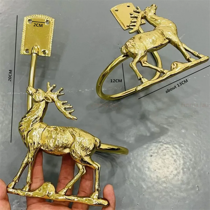 Большой Крючок для занавесок медь золотистая фурнитура домашних окон