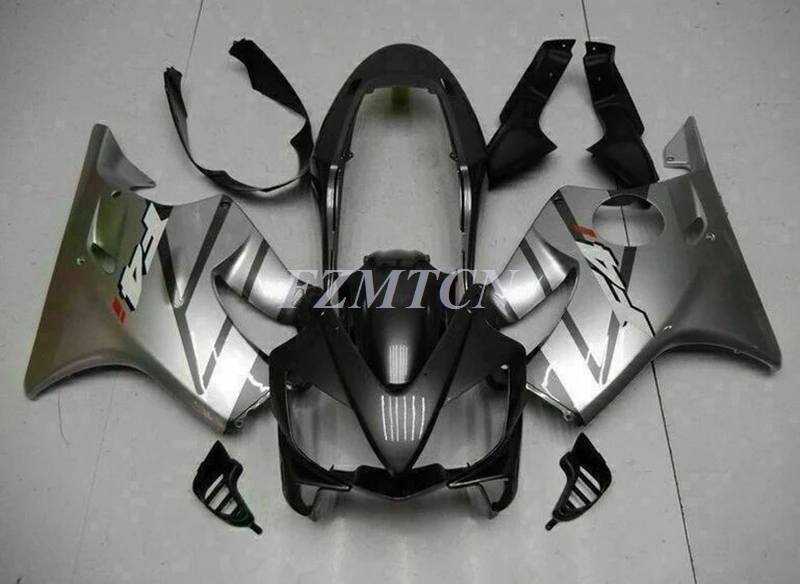 Комплект обтекателей для HONDA CBR600 F4i 2004 2005 2006 2007 cbr 600 f4i 04 05 06 07 серебристо-серый |
