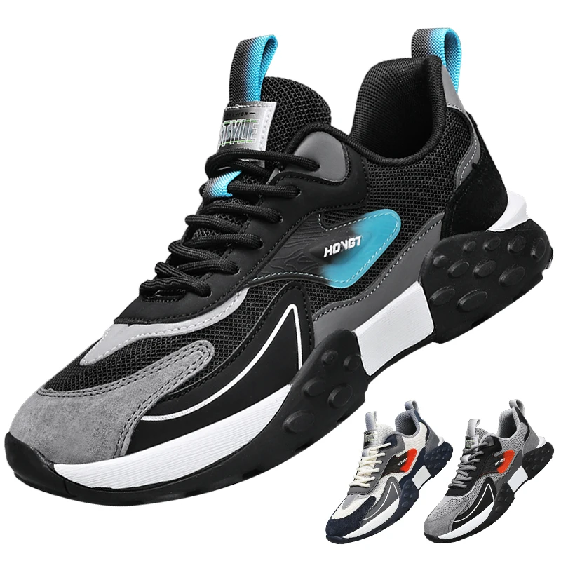 39-44 Comfortable Breathable Men's Casual Sneakers Adult Teenagers Outdoor Running Shoes Walking Shoes School Sports Shoes