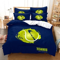tennis bedding set sports style boy duvet cover set 3d queen size bed linen fashion print comforter cover bedding sets bed set