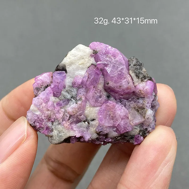 100% натуральный флуоресцентный рубин бриллианты из Мьянмы Исцеляющие кристаллы