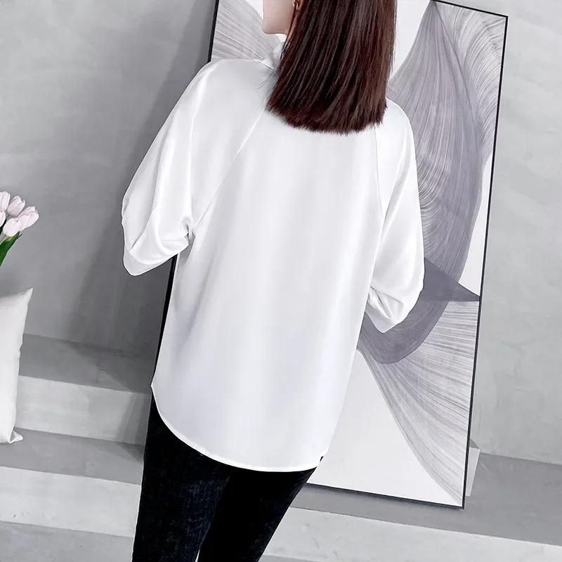 Women's Summer New Style French Short Sleeve Casual Loose Fit Versatile Top Nichewhiteshirt SensibilityDemarche Design