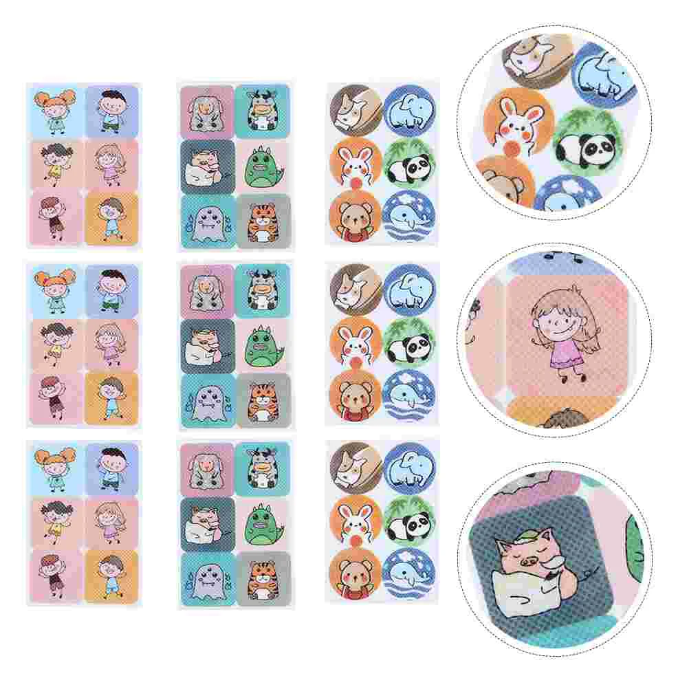 

216pcs Safe Cartoon Prevention Stickers Tick Tick Decals for Gift Summer