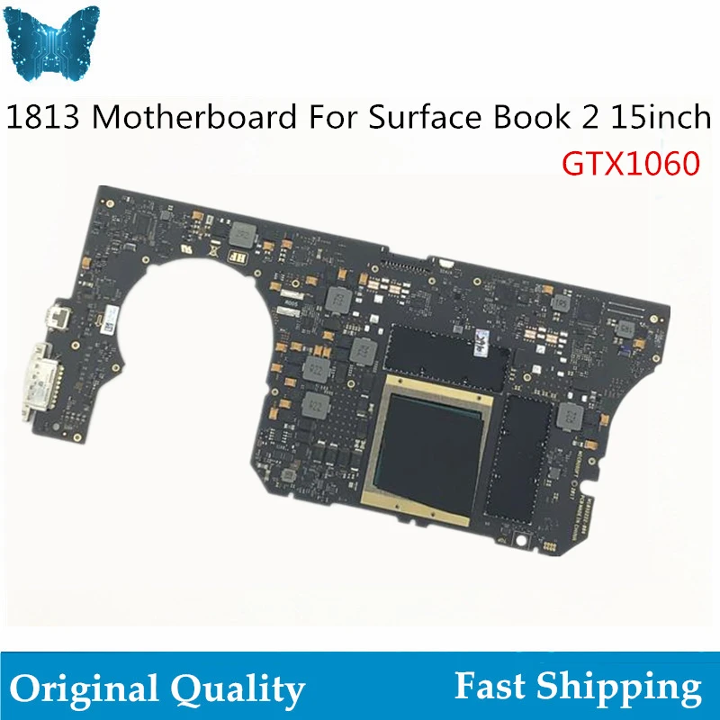 Original Motherboard For Microsoft Surface Book 2 15 Inch 1813 Logic Board GTX1060