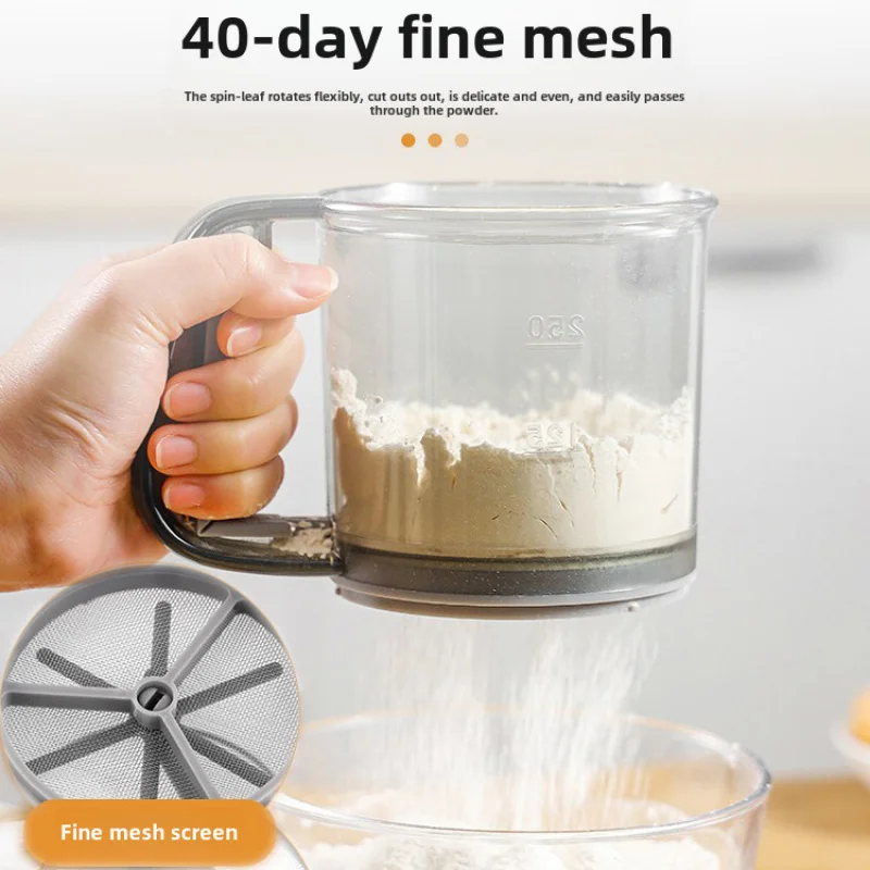 Сито для муки ручной полуавтоматический фильтр специальное сито выпечки бытовая
