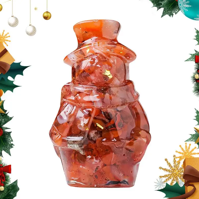 Хрустальные статуэтки 3D рождественские фигурки Хрустальный Снеговик