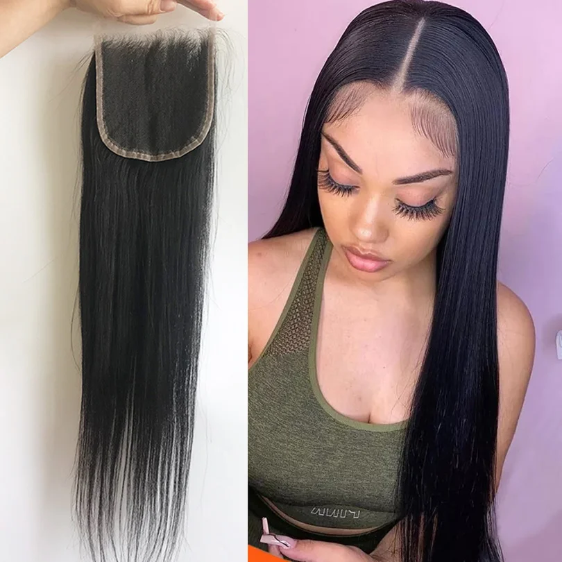 

5x5 HD Lace Closure Straight Lace Closure Free Part Brazilian Human Hair Extension Lace Closures Remy Hair 10-20inch